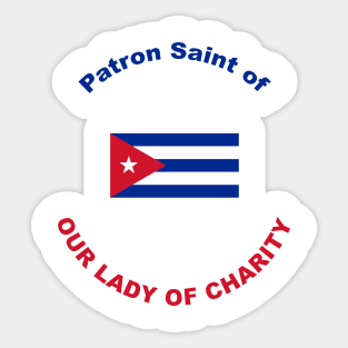 CUBA PATRON SAINT Sticker